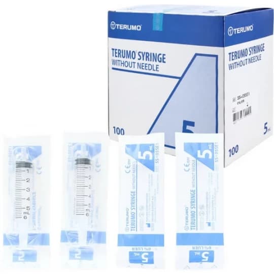 Terumo Terucristal seringue 3 pieces sans aiguille