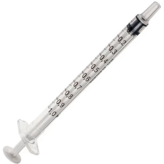 BD Plastipak seringue tuberculine x 120