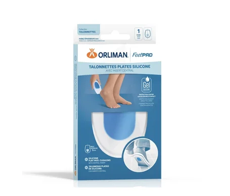 Orliman Feetpad Talonnettes Plates Silicone T4 1 Unité