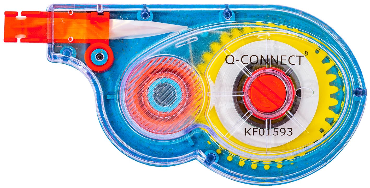 Q-CONNECT Rouleau correcteur, 5mmx8m, transparent