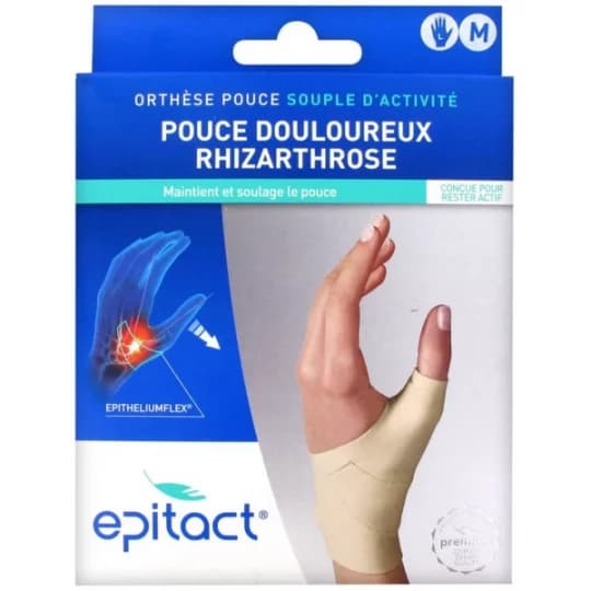 Epitact Orthèse Pouce Douloureux Rhizarthrose Taille M Main Gauche