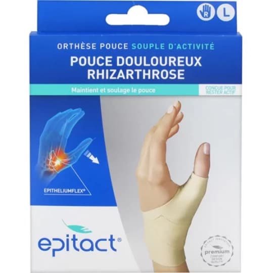 Epitact Orthèse Proprioceptive Souple Taille L Main Droite