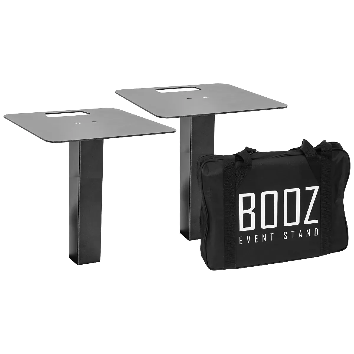 BOOZ Tower Black (la paire) + Housse Omnitronic